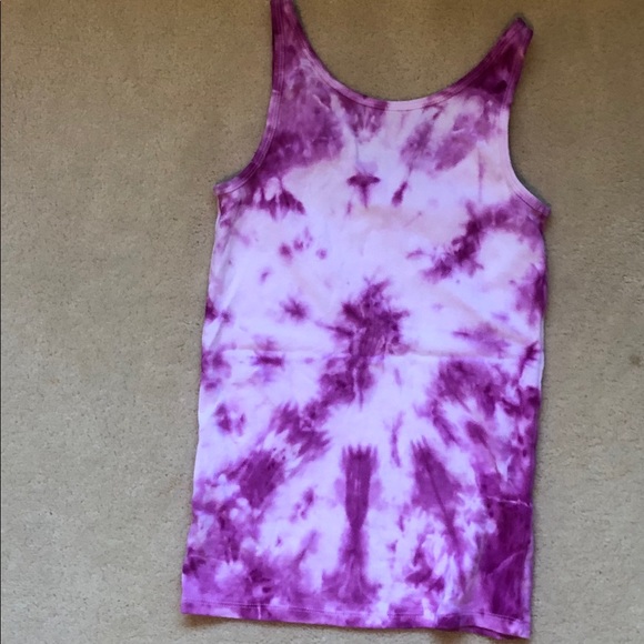 One Of A Kind Pink Tie Dye Tank - Picture 5 of 6